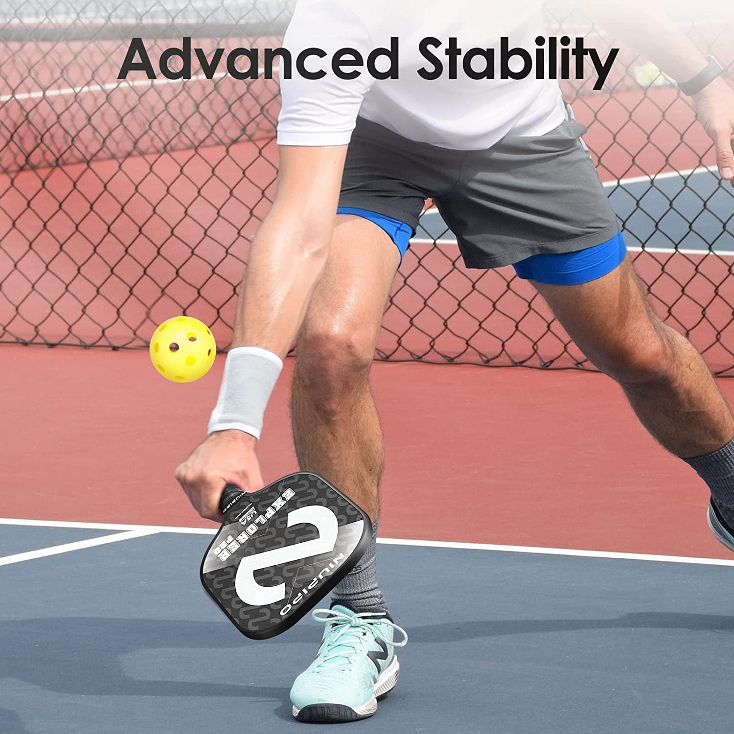 Pickleball Paddles Set of 2/4/1, USAPA Approved Carbon Fiber & Fiberglass Hybrid, Easy Power, Polypropylene Honeycomb Core, Cushioned 4.72" Grip, Bag/Cover, Pickleball Paddle Set for Men Women
