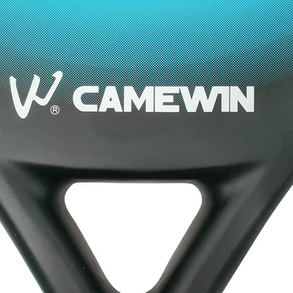 Premium 100% Carbon Fiber Padel Racket with EVA Elastic Memory Foam Core - Lightweight and Durable Tennis Paddle