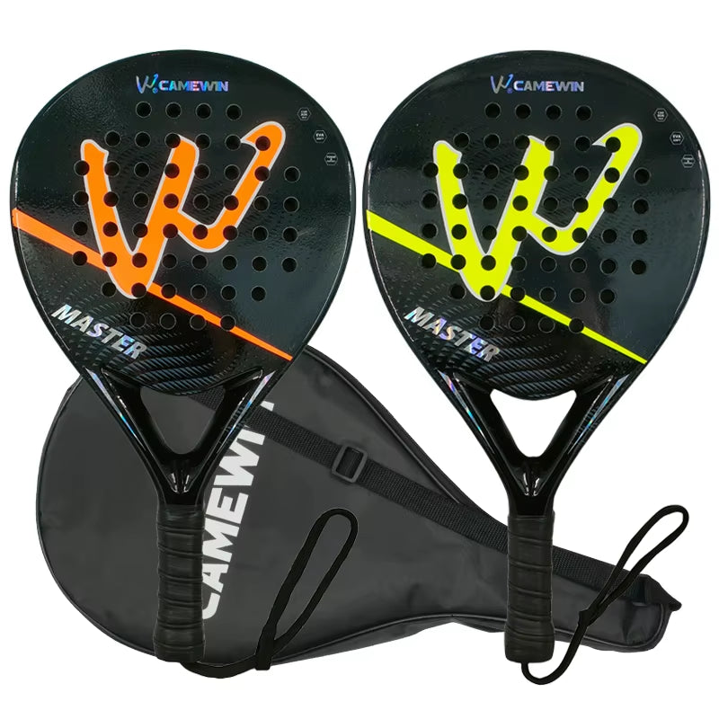 Premium Carbon Fiber Padel Racket with EVA Elastic Memory Foam Core