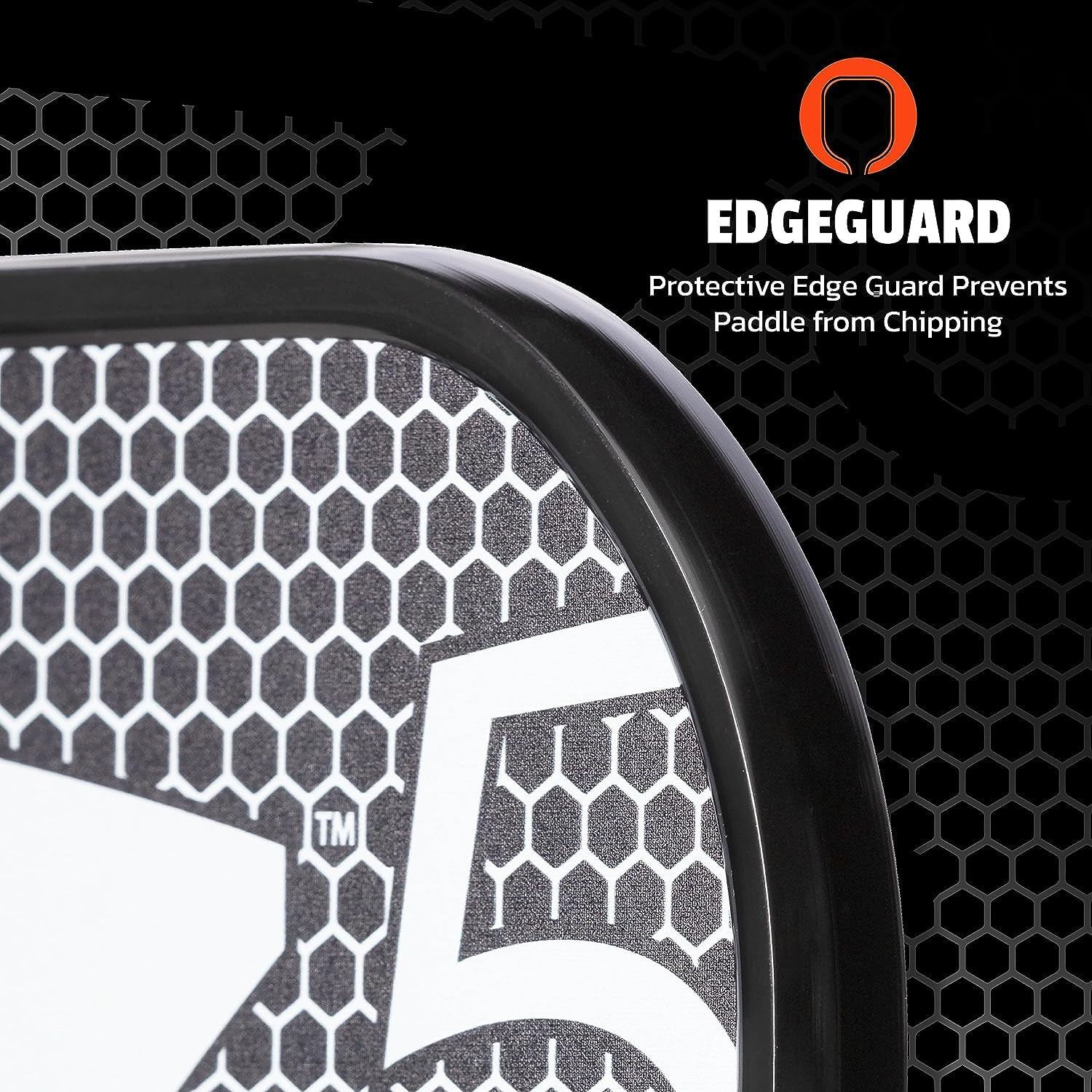 Graphite MOD Z5 Wide-Body Carbon Fiber Pickleball Paddle with Honeycomb Core, Graphite Face, and Ergonomic Cushion Grip