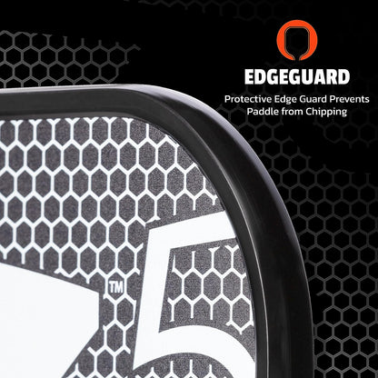 Graphite MOD Z5 Wide-Body Carbon Fiber Pickleball Paddle with Honeycomb Core, Graphite Face, and Ergonomic Cushion Grip