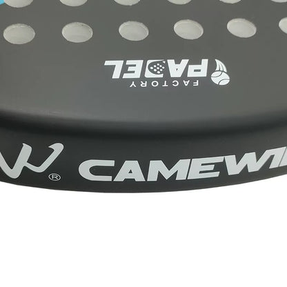 Premium 100% Carbon Fiber Padel Racket with EVA Elastic Memory Foam Core - Lightweight and Durable Tennis Paddle