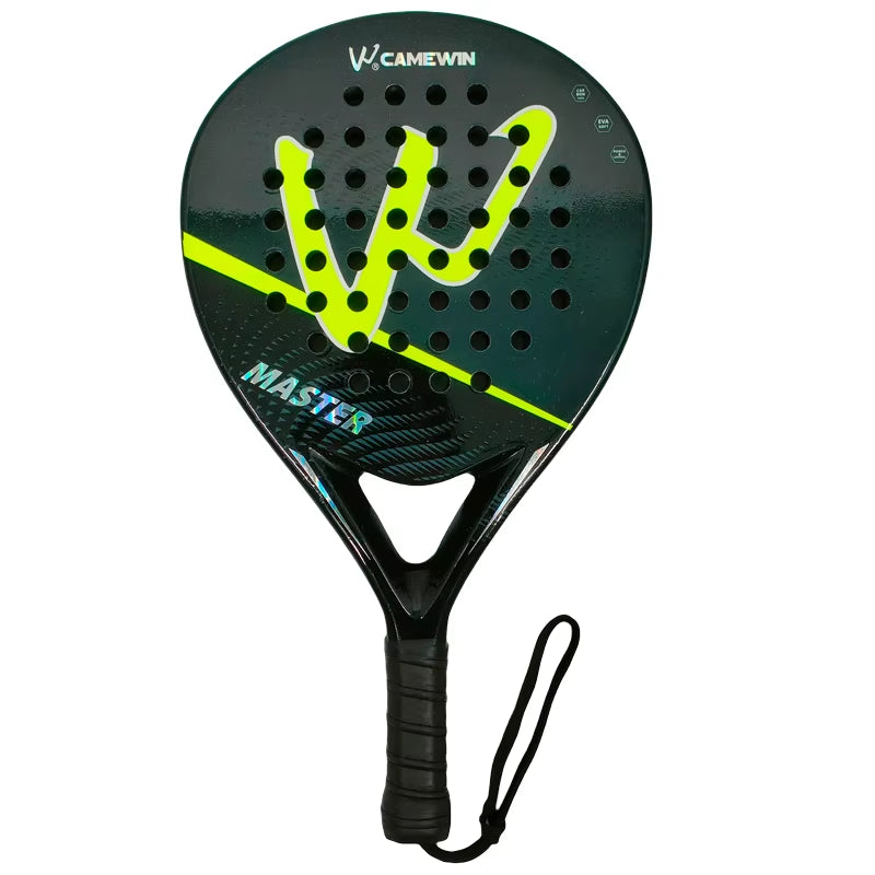 Premium Carbon Fiber Padel Racket with EVA Elastic Memory Foam Core