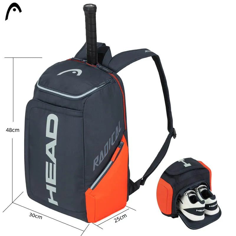 Professional Tennis Backpack Set for Men and Women - 2-Pack Racket Carrier
