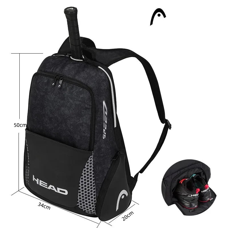 Professional Tennis Backpack Set for Men and Women - 2-Pack Racket Carrier