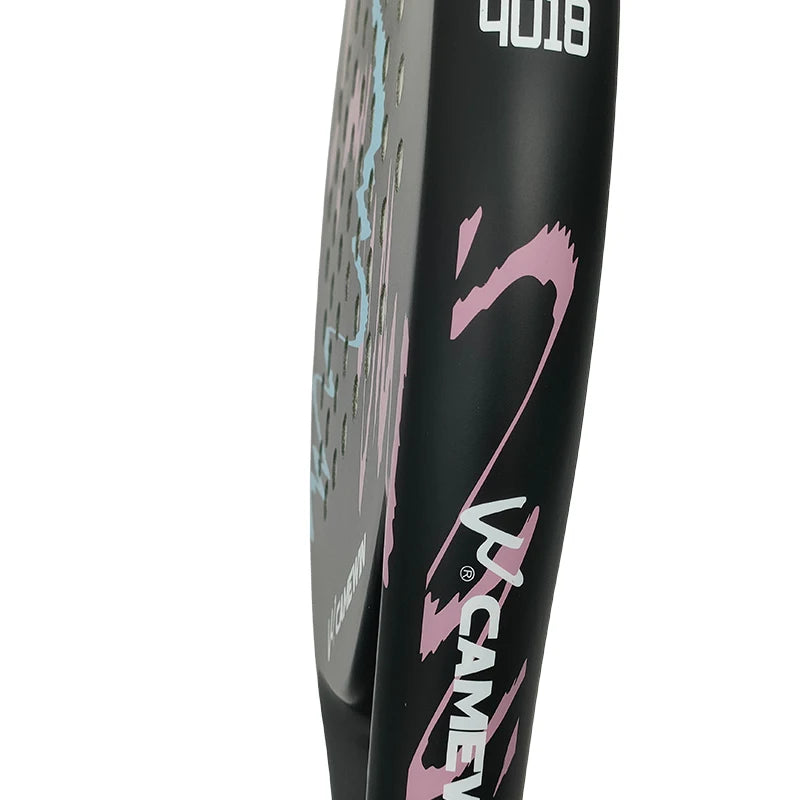 Professional Padel Racket - 100% Carbon Fiber with EVA Elastic Memory Foam Core, Lightweight Design